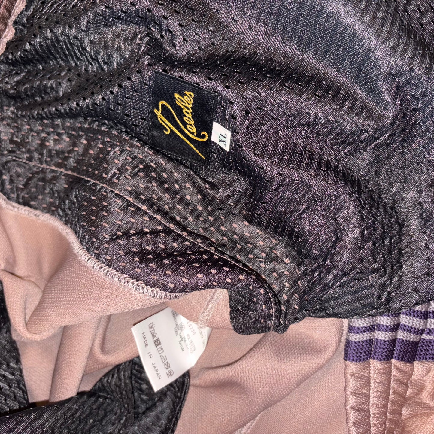 Needles Taupe Purple Track Pants (XL)