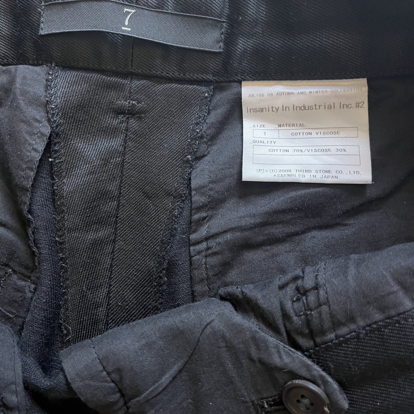 AW08 Raw Hem Slim Cargo Pants (28)