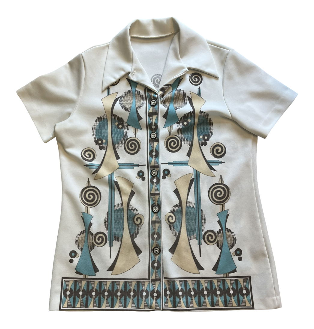 Vintage 70's Button Up (S)