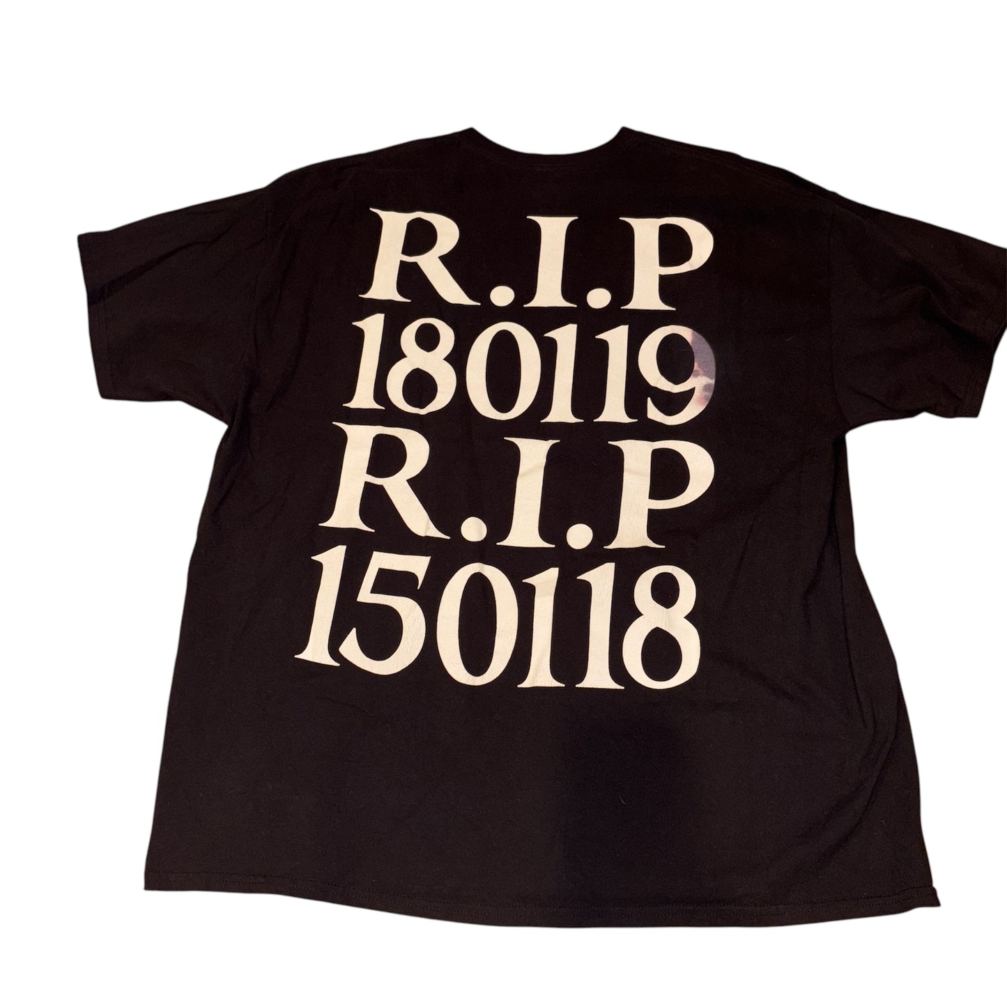 Playboi Carti RIP 180119 RIP 150118 Tour Merch Tee (XXL)