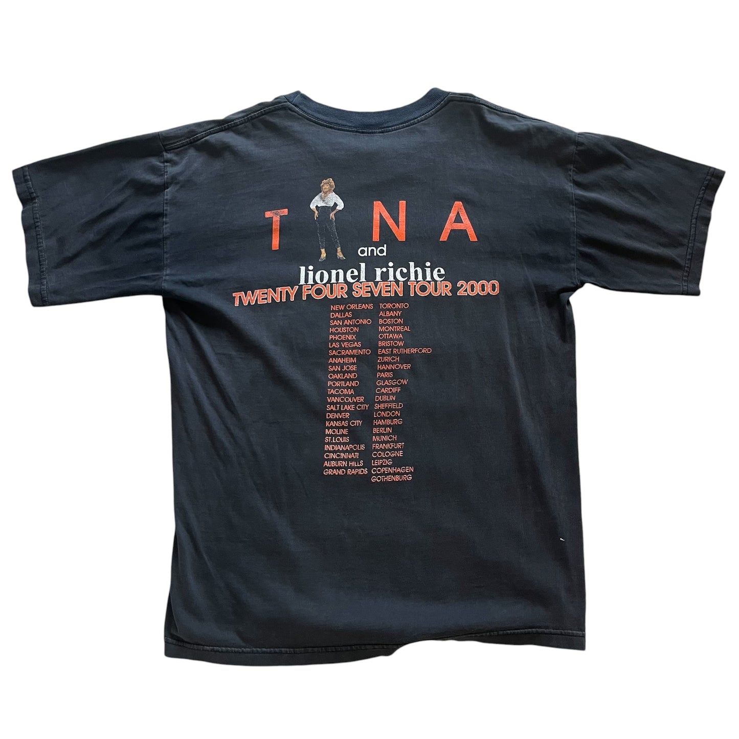 2000 Tina Turner & Lionel Ritchie Concert Tee (L)