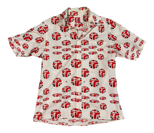 Union Jack Monogram Button Up (M)